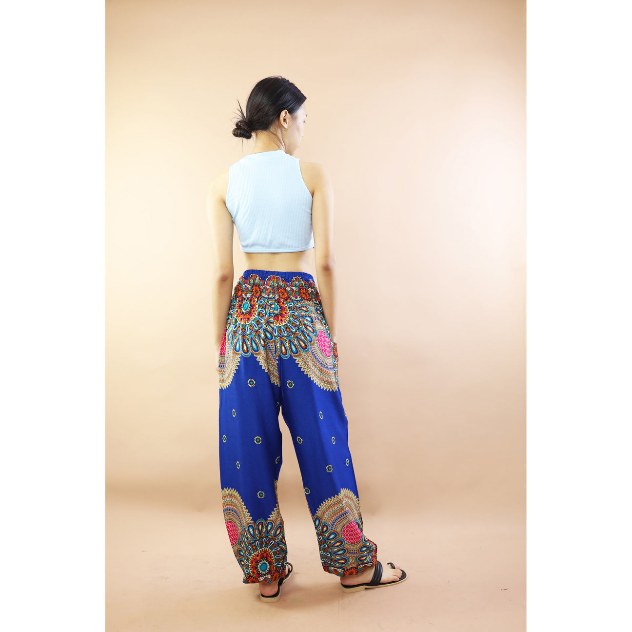 Blue Mandala Rayon Harem Pant