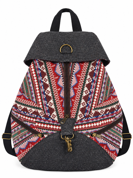 Grey Triangle Backpack